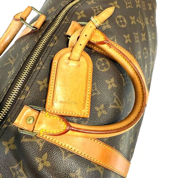 Louis Vuitton Monogram Keepall Bandouliere 55 With Strap COA Included - Picture 11 of 14